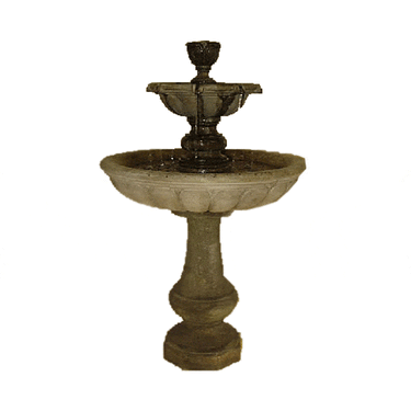 Vicentina Outdoor Cast Stone Garden Fountain Fountain Tuscan